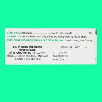 Griseofulvin 5% Mekophar