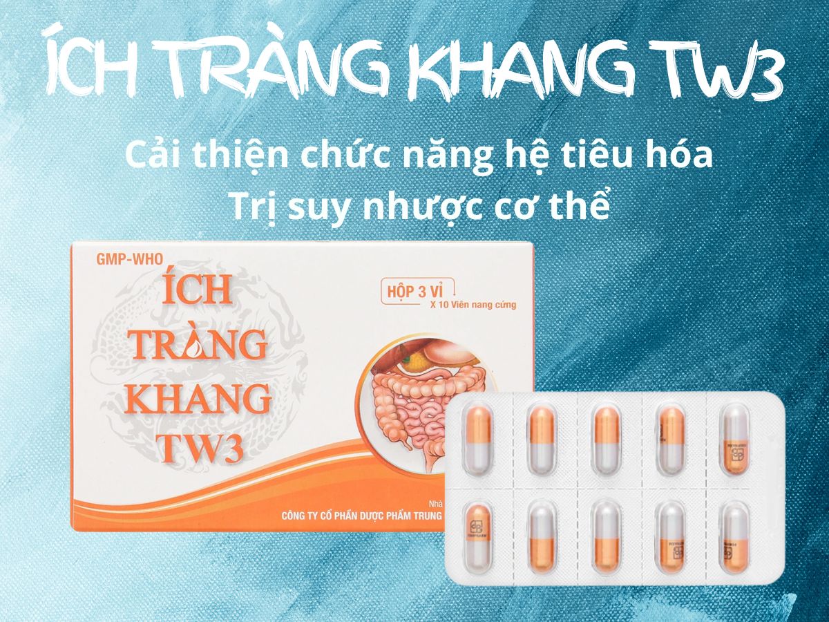 Thuốc Ích Tràng Khang TW3 cải thiện triệu chứng tiêu chảy mạn tính