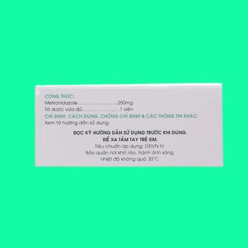 Metronidazole 250mg Mekophar