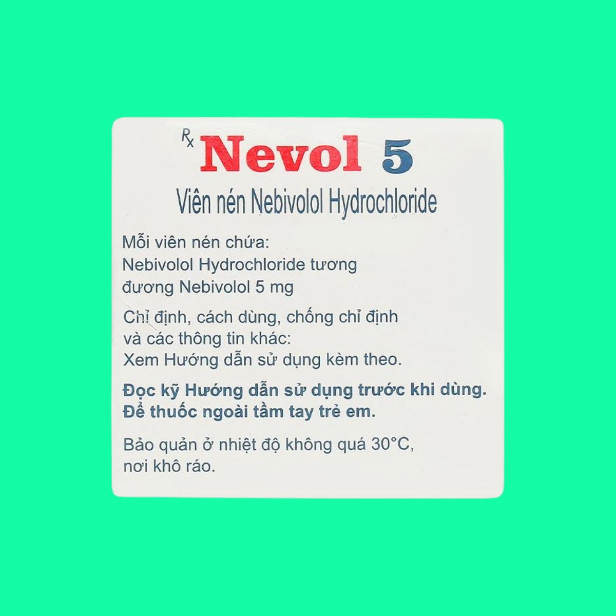 Nevol 5 Tablets (4) Nevol 5 Tablets