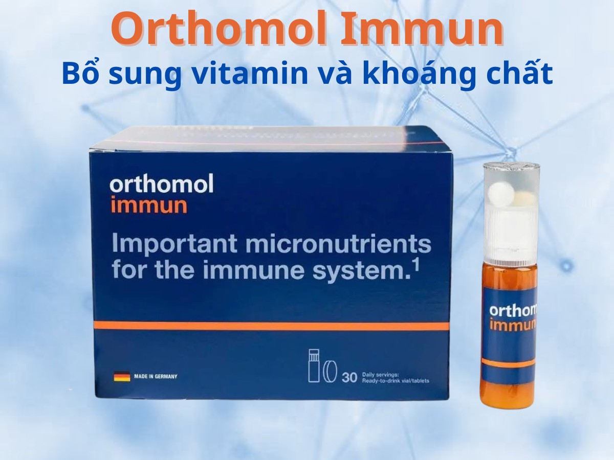 Orthomol Immun 6 Orthomol Immun bổ sung vitamin và khoáng chất
