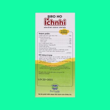 Siro ho Ích Nhi không đường