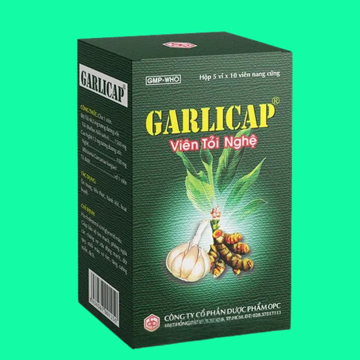 Viên tỏi nghệ Garlicap (3) Viên tỏi nghệ Garlicap
