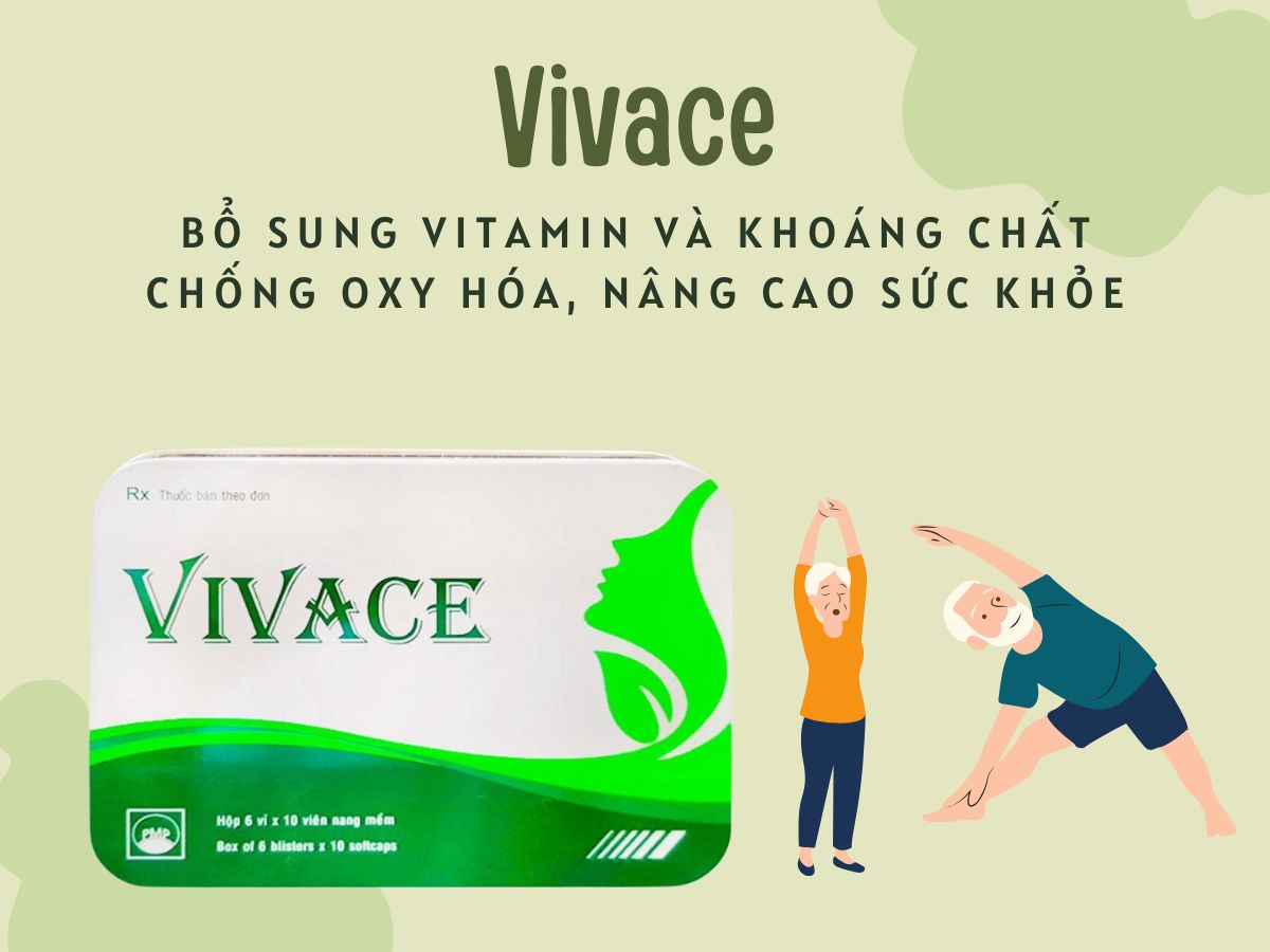 Thuốc Vivace phòng ngừa tình trạng rối loạn thị giác, suy giảm trí nhớ