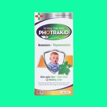 Xịt Họng Thảo Dược Photrakid