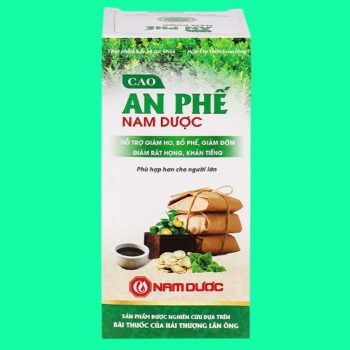 Cao An Phế Nam Dược 3 Cao An Phế Nam Dược 100ml giúp bổ phế, giúp giảm đờm và giảm ho