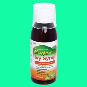 Eugica Ivy Syrup 100ml 6 Eugica Ivy Syrup 100ml giúp làm giảm ho, giảm đờm và giảm đau họng