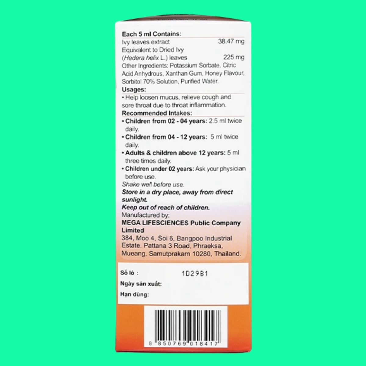 eugica-ivy-syrup-2 Eugica Ivy Syrup 100ml giúp làm giảm ho, giảm đờm và giảm đau họng