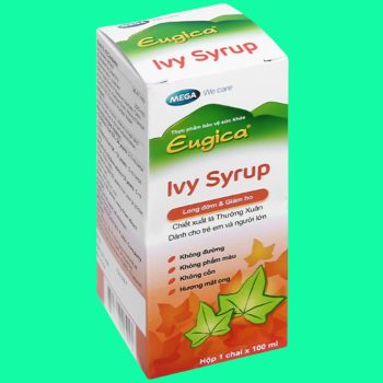 Eugica Ivy Syrup 100ml giúp làm giảm ho, giảm đờm và giảm đau họng