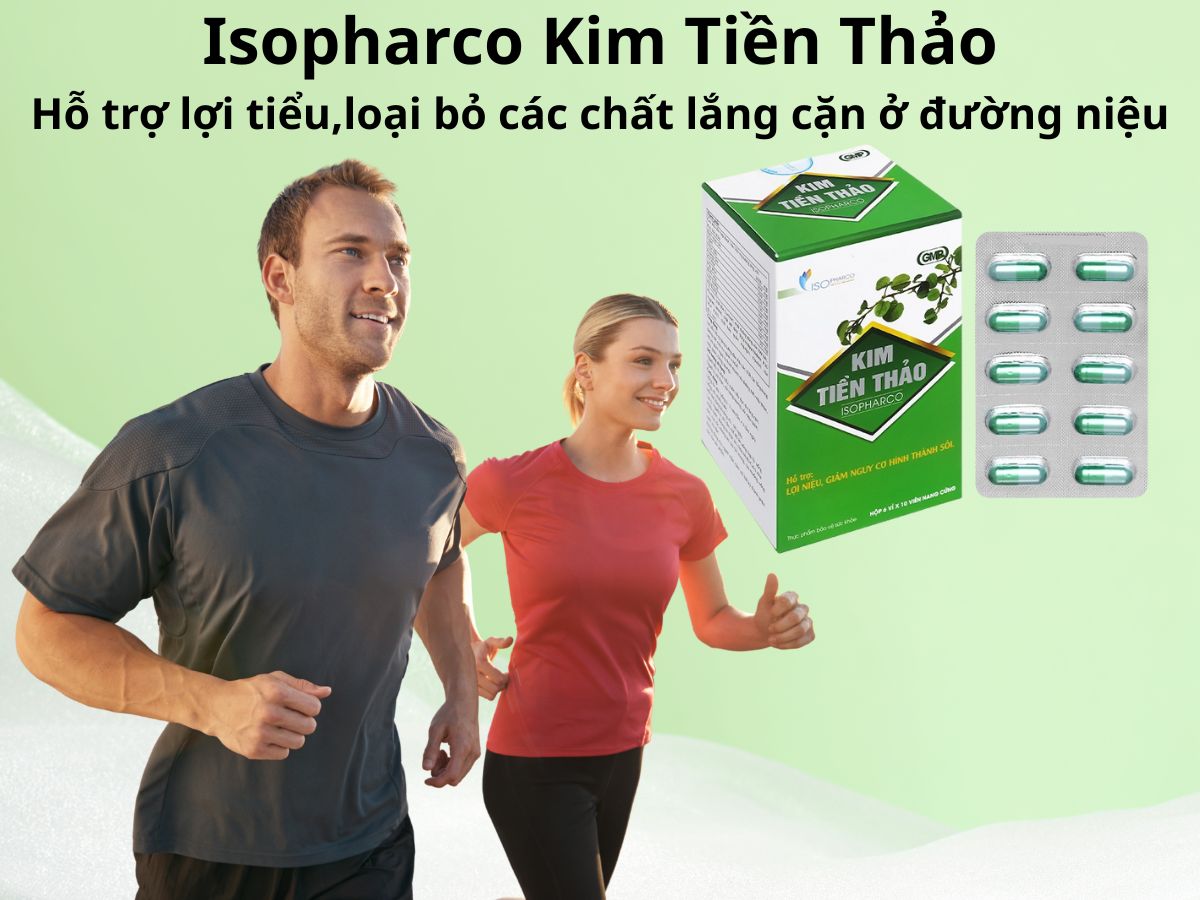 Kim Tiền Thảo IsoPharco (60 viên) giúp lợi tiểu, tăng cường chức năng thận