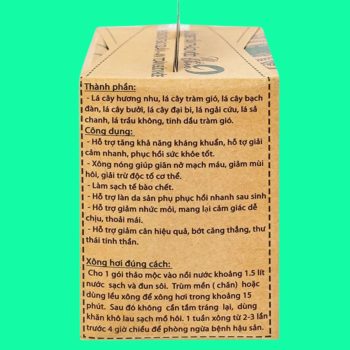 Lá Xông Thảo Mộc Mệ Đoan giúp làm giảm nhanh các biểu hiện cảm