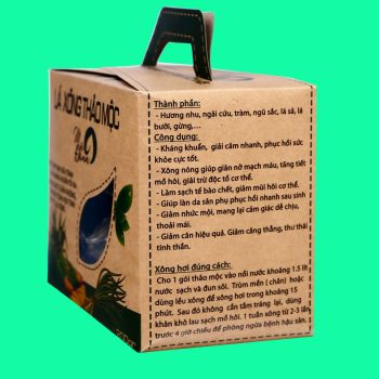 Lá Xông Thảo Mộc Mệ Đoan giúp làm giảm nhanh các biểu hiện cảm