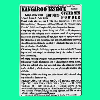 Nature's Gold Kangaroo Essence For Men Oyster Man Power giúp tăng cường sinh lý nam