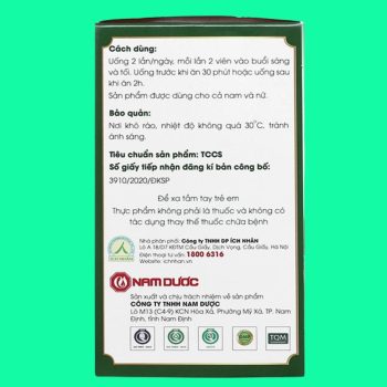 Niệu Khang Ích Nhân 4 Niệu Khang Ích Nhân giúp bổ thận, mạnh gân cốt, cải thiện chức năng thận