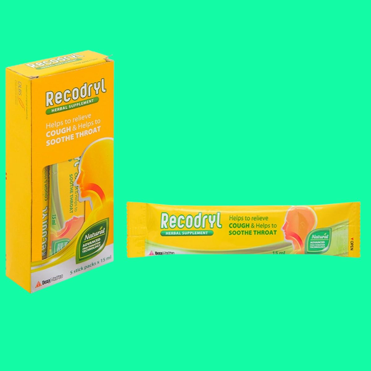 recodryl-6 Siro Ho Recodryl giúp hỗ trợ giảm ho và làm dịu cổ họng