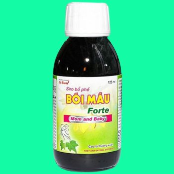 Siro bổ phế Bối Mẫu Forte Mom And Baby 125ml giúp bổ phổi, giảm ho