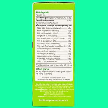 Siro bổ phế Bối Mẫu Forte Mom And Baby 125ml giúp bổ phổi, giảm ho