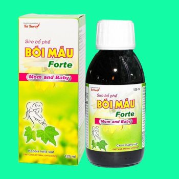 Siro bổ phế Bối Mẫu Forte Mom And Baby 125ml giúp bổ phổi, giảm ho