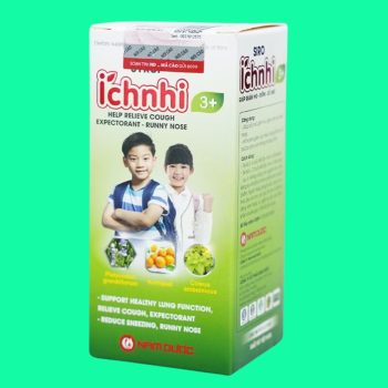 Siro Ho Cảm Ích Nhi 3+ giúp giảm các triệu chứng cảm cúm, làm dịu cơn ho