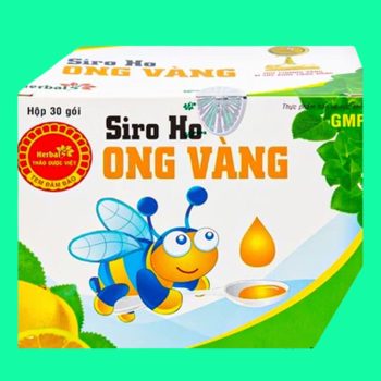 Siro Ho Ong Vàng giúp giảm ho, làm dịu tình trạng đau rát cổ họng