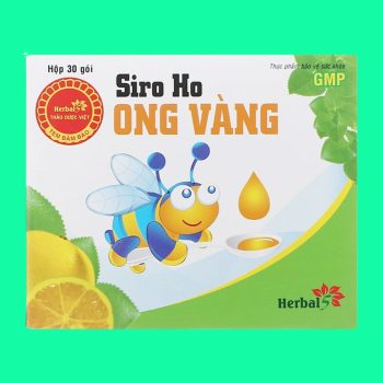 Siro Ho Ong Vàng giúp giảm ho, làm dịu tình trạng đau rát cổ họng