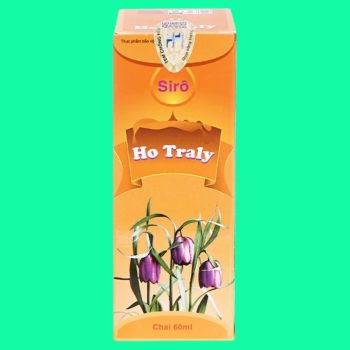 Siro Ho Traly 60ml giúp giảm ho, hỗ trợ làm giảm đờm, đau rát cổ họng