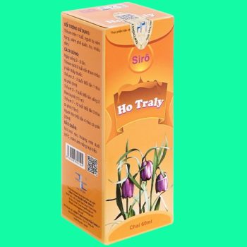 Siro Ho Traly 60ml giúp giảm ho, hỗ trợ làm giảm đờm, đau rát cổ họng