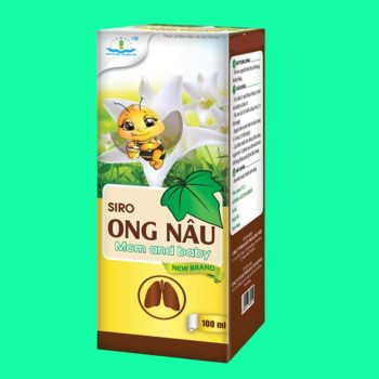 Siro Ong Nâu 100ml giúp bổ phế, long đờm, giảm các triệu chứng ho