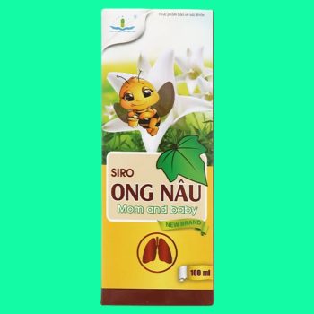 Siro Ong Nâu 100ml giúp bổ phế, long đờm, giảm các triệu chứng ho