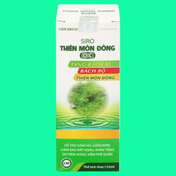 Siro Thiên Môn Đông DC Indico 100ml giúp giảm ho, giảm đau rát cổ họng