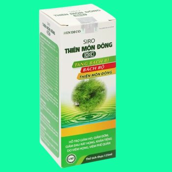 Siro Thiên Môn Đông DC Indico 100ml giúp giảm ho, giảm đau rát cổ họng