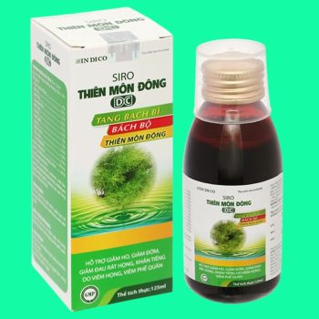 Siro Thiên Môn Đông DC Indico 100ml giúp giảm ho, giảm đau rát cổ họng
