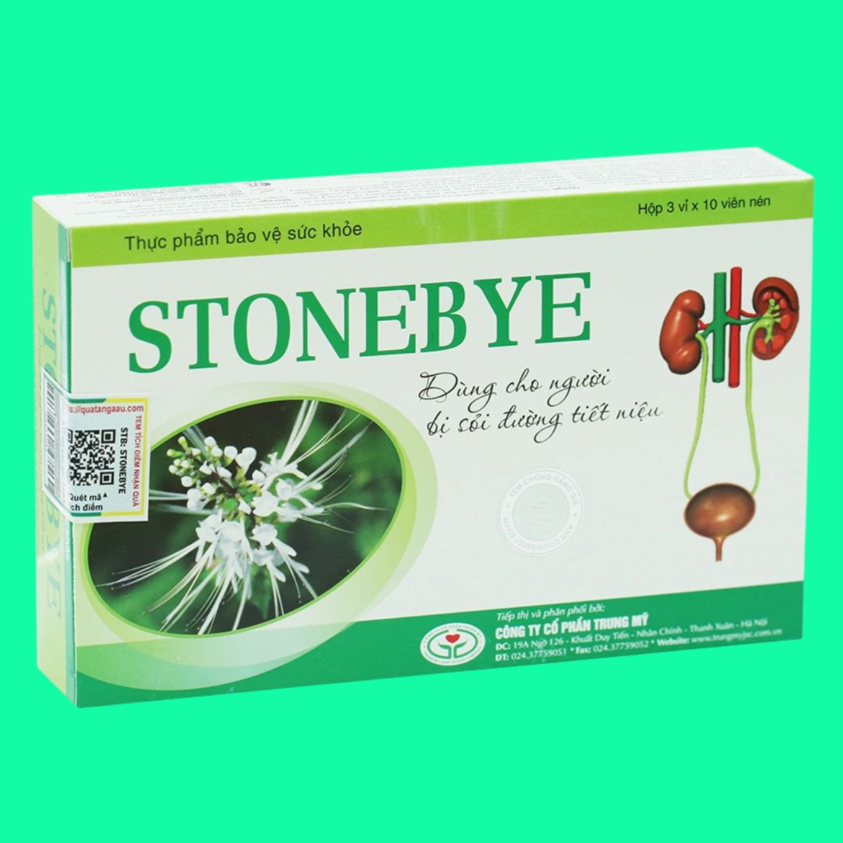 stonebye-4 Stonebye (30 viên) giúp lợi tiểu, loại bỏ các cặn lắng đường tiết niệu