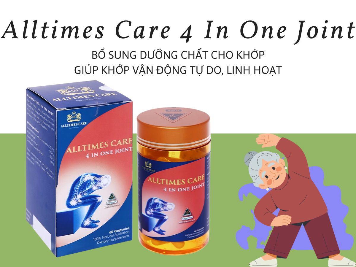 Alltimes Care 4 In One Joint hỗ trợ giảm đau khớp và thoái hóa khớp