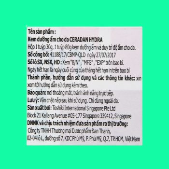 Ceradan Hydra Moisturiser