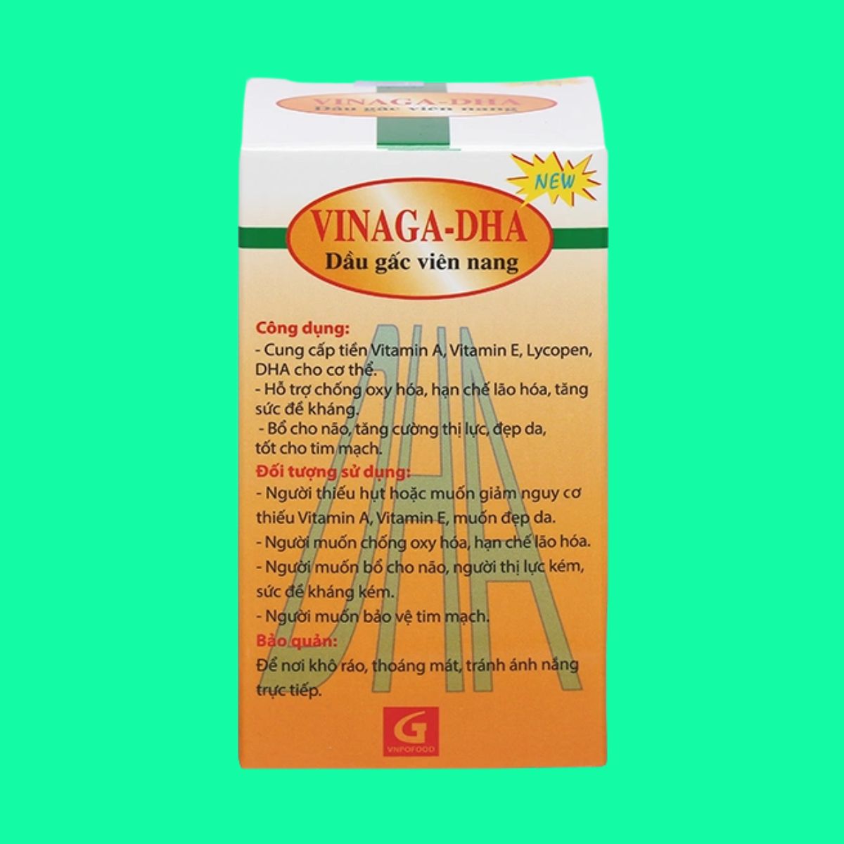 Dầu gấc viên nang Vinaga - DHA (3) Dầu gấc viên nang Vinaga – DHA