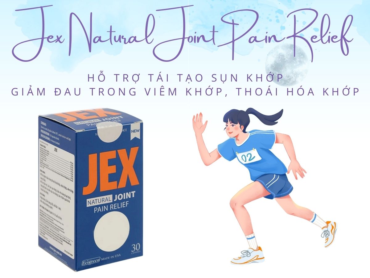 Jex Natural Joint Pain Relief 9 Jex Natural Joint Pain Relief giảm đau trong thoái hóa khớp, viêm khớp