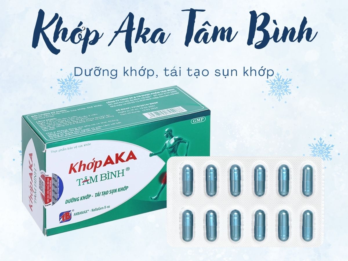 Khớp Aka Tâm Bình 11 Khớp Aka Tâm Bình – Hỗ trợ mạnh gân cốt, giảm đau mỏi vai gáy
