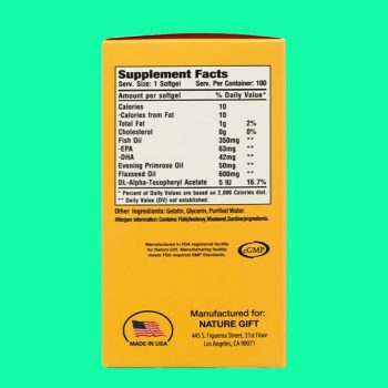 Nature Gift Omega 3-6-9 EPA DHA Fish oil