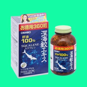 ORIHIRO Deep sea Shark liver oil extract Capsule Economical bottle