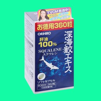 ORIHIRO Deep sea Shark liver oil extract Capsule Economical bottle