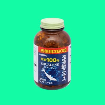 ORIHIRO Deep sea Shark liver oil extract Capsule Economical bottle