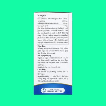 Omega 3 CoQ10 Isopharco