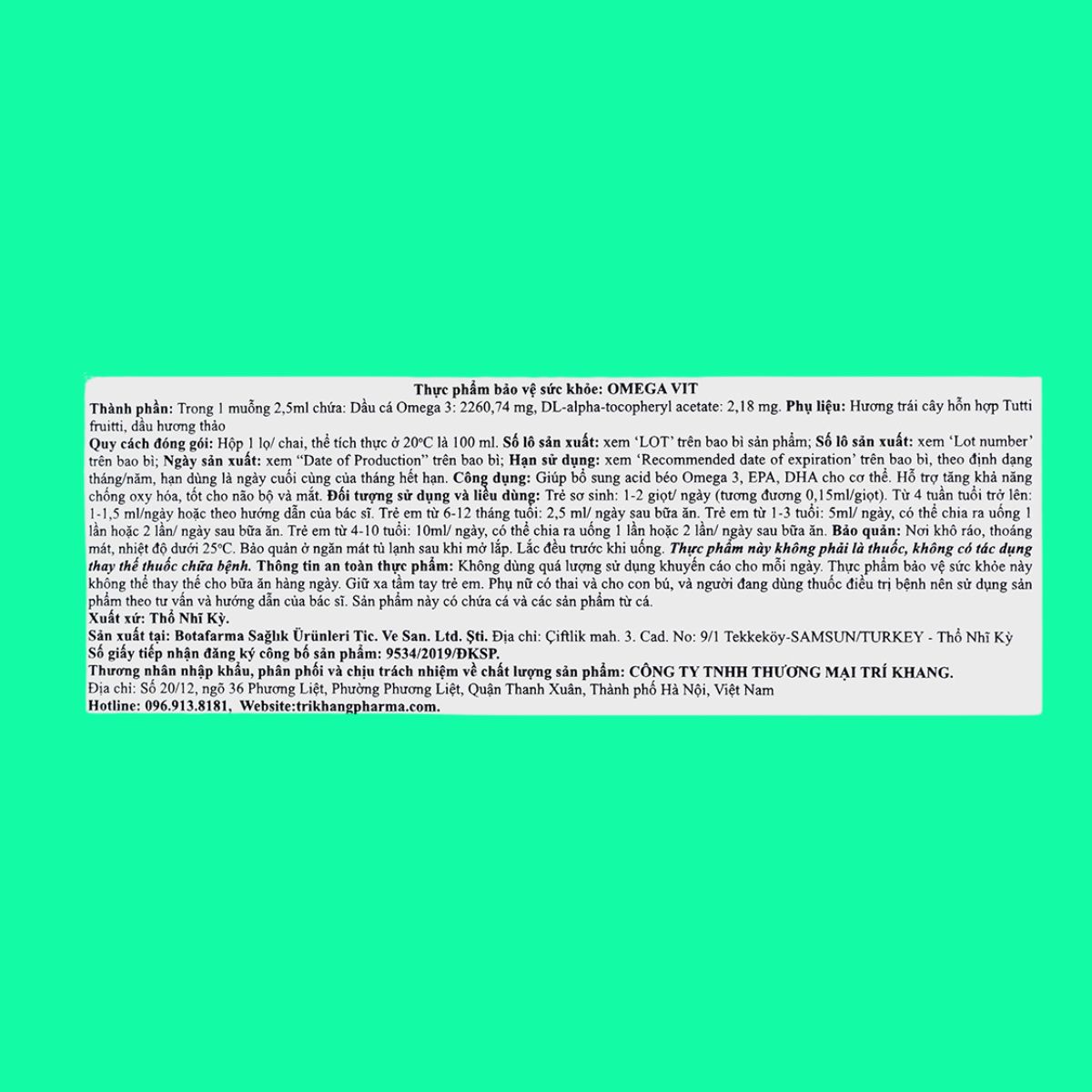 Omega Vit (12) Omega Vit