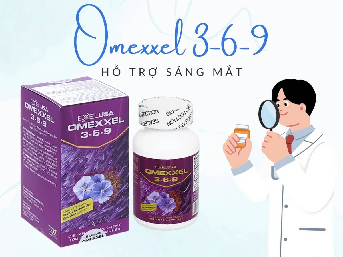 Omexxel 3-6-9 hỗ trợ cải thiện triệu chứng tim mạch