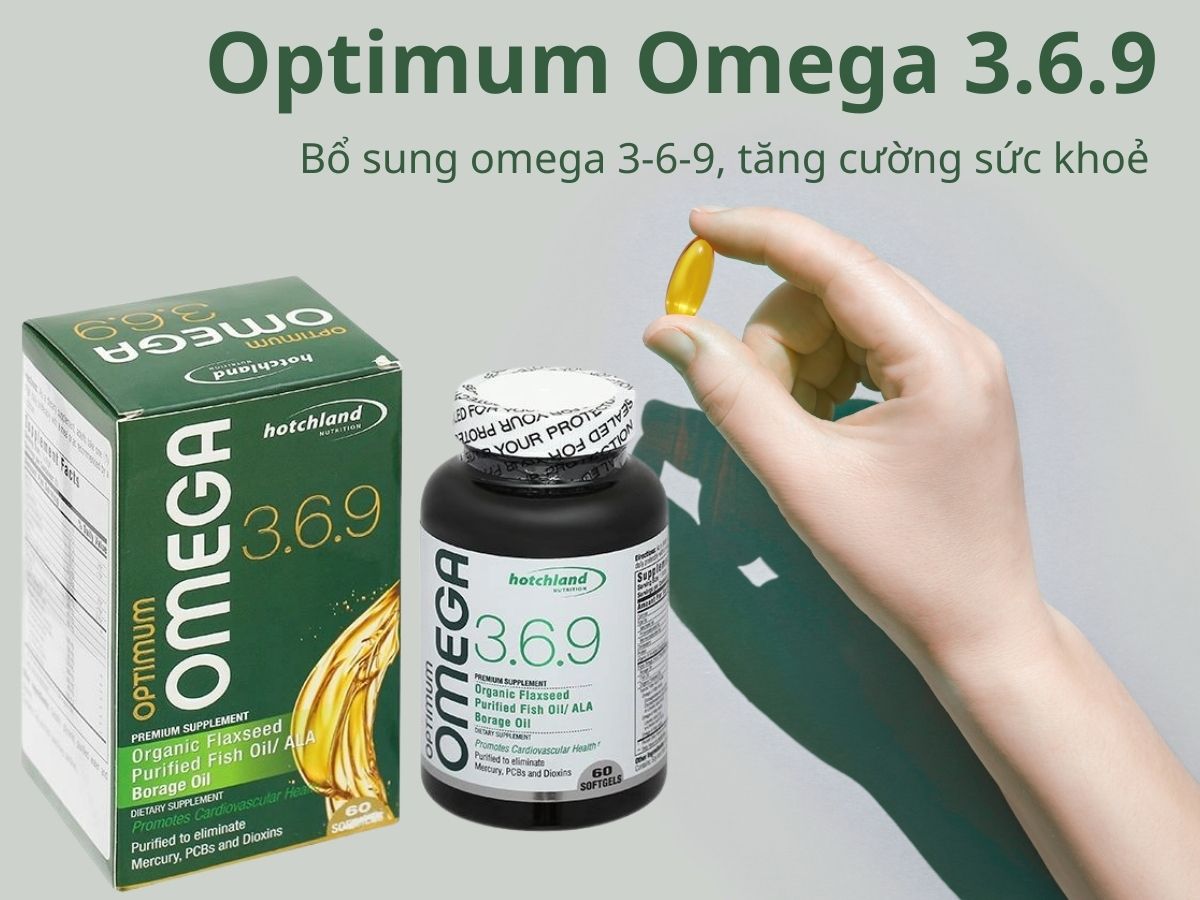 Optimum Omega 3.6.9 có tác dụng hỗ trợ bổ sung omage 3-6-9 cho sức khoẻ toàn thể