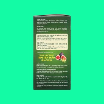 Thạch Lâm Thông Kim Tiền Thảo Quả Sung