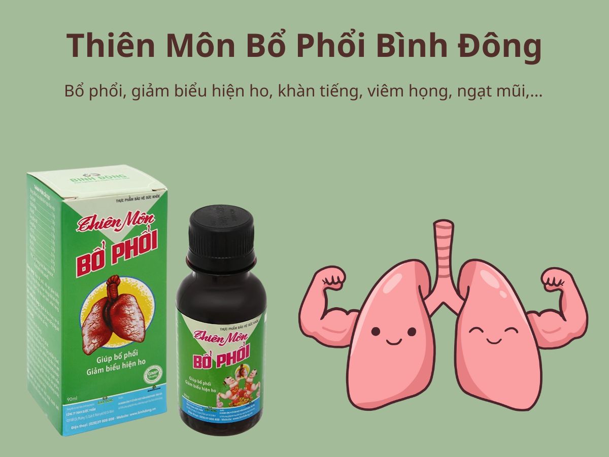 Thiên Môn Bổ Phổi Bình Đông 13 Thiên Môn Bổ Phổi Bình Đông