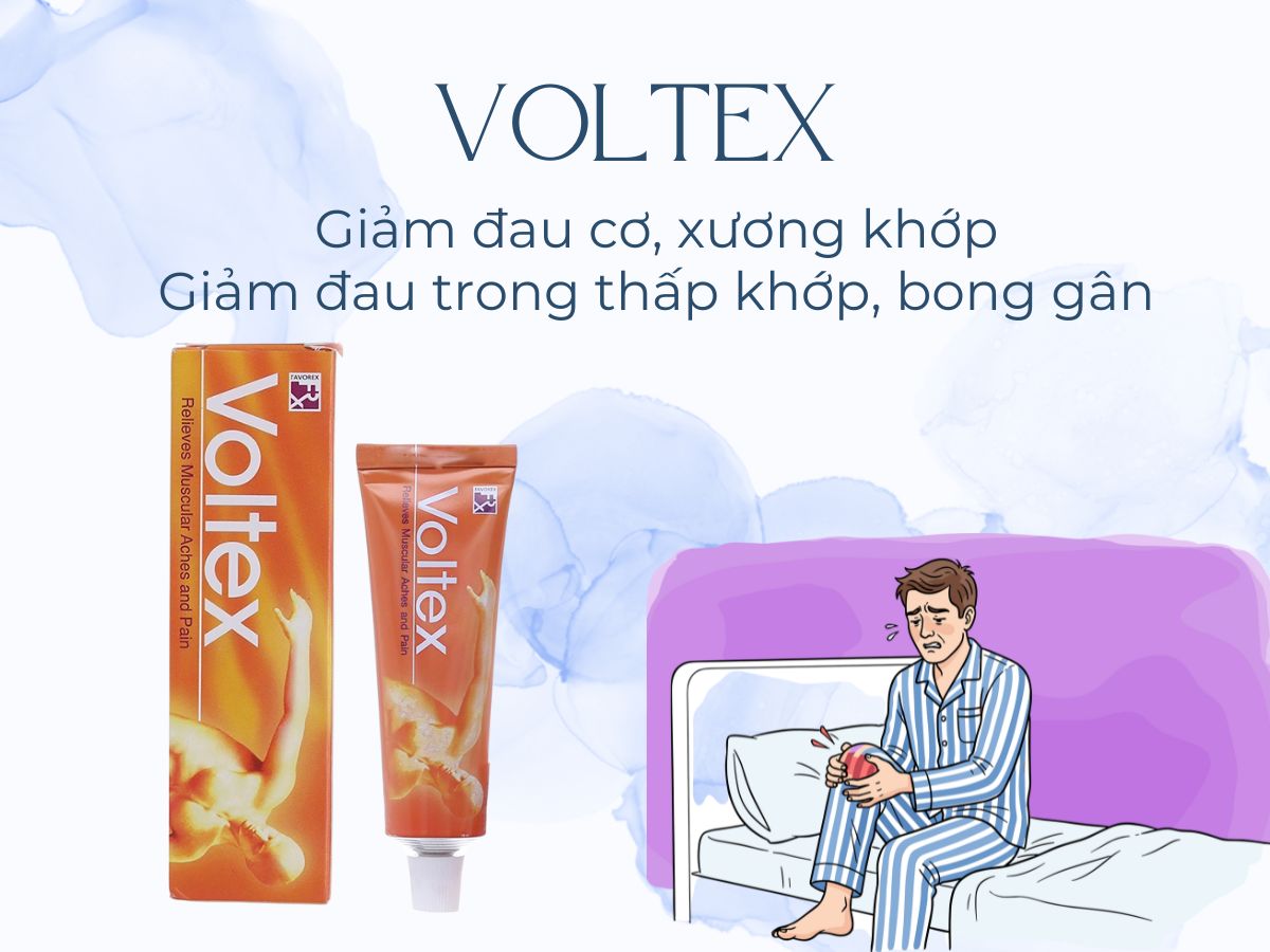 Voltex 7 Thuốc Voltex hỗ trợ giảm đau cơ khớp, giảm bong gân