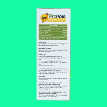 Xịt họng Propolis Ivy